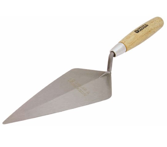 SPEAR & JACKSON - TROWEL BRICK - 250MM - TIMBER HANDLE 